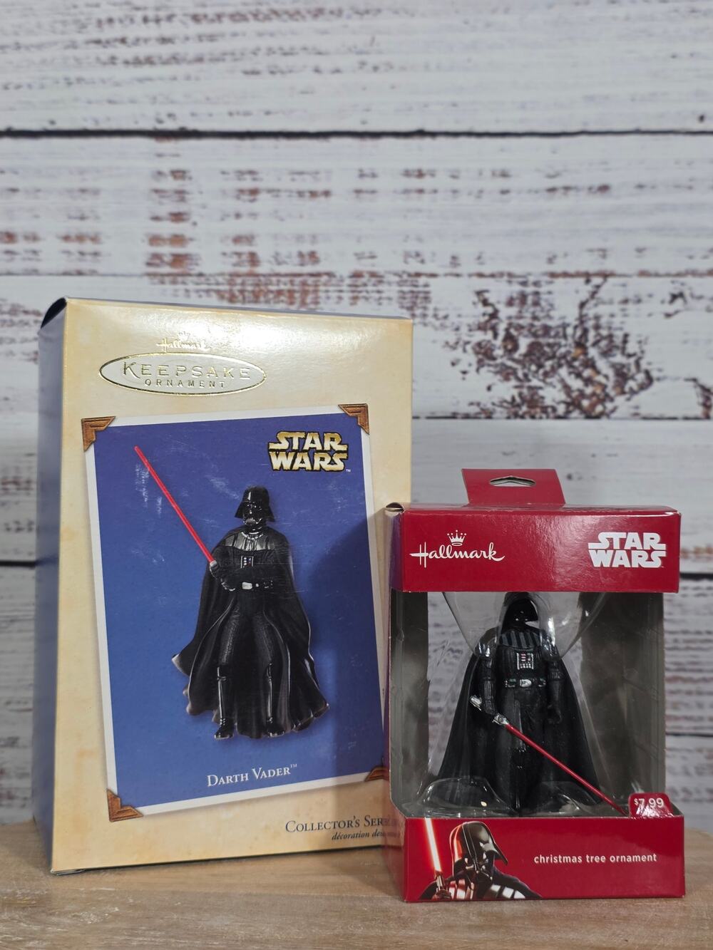 Hallmark Keepsake Star Wars Darth Vader Christmas Ornament Lot Collector Series